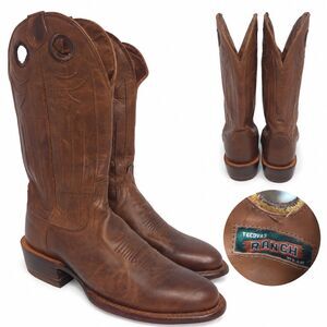 Tecovas THE PRESCOTT Cowboy Boots Mens Size 10D Dark Brown MINT Look Never Worn